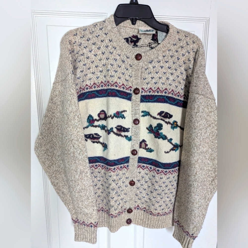 Northern Reflections Button-Up Cardigan